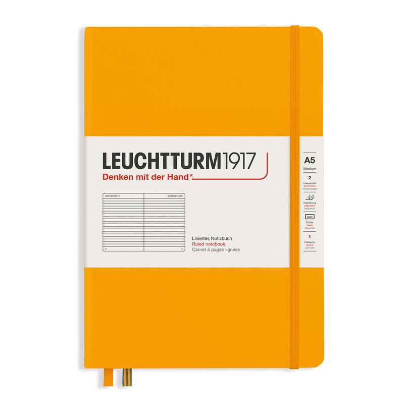 Leuchtturm Notebook A5 Hard Ruled Rising Sun