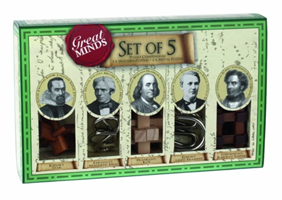 Great Minds Set of 5 Puzzles (Men)