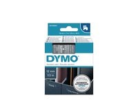 Tape DYMO D1 12mm vit på klar