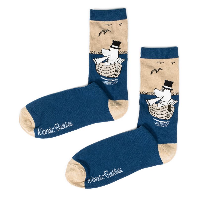 Muminpappan båt herrstrumpor