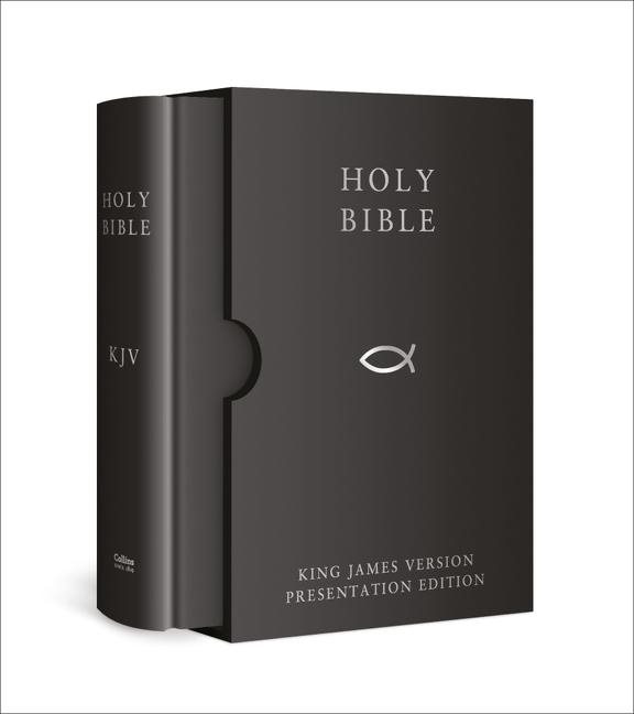 Holy bible: king james version (kjv) black presentation edition