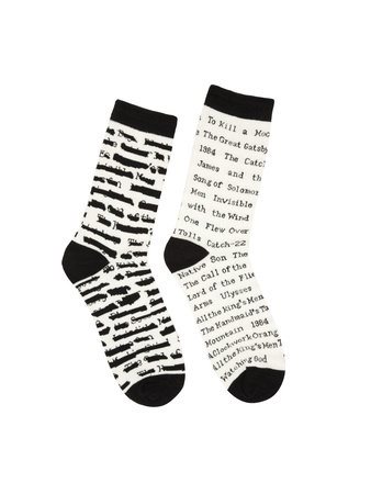 Banned Books Socks - Small