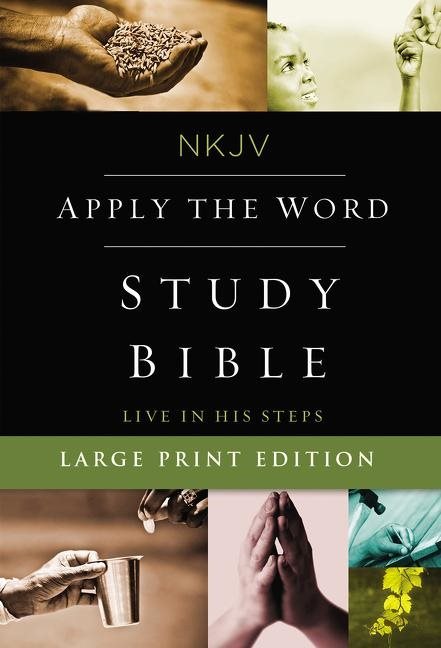 Nkjv, apply the word study bible, large print, hardcover, red letter editio