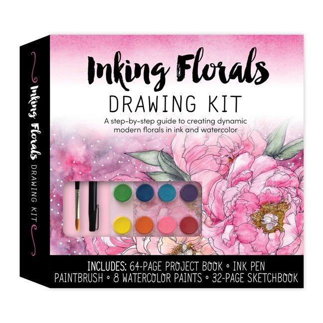 Inking Florals Drawing Kit