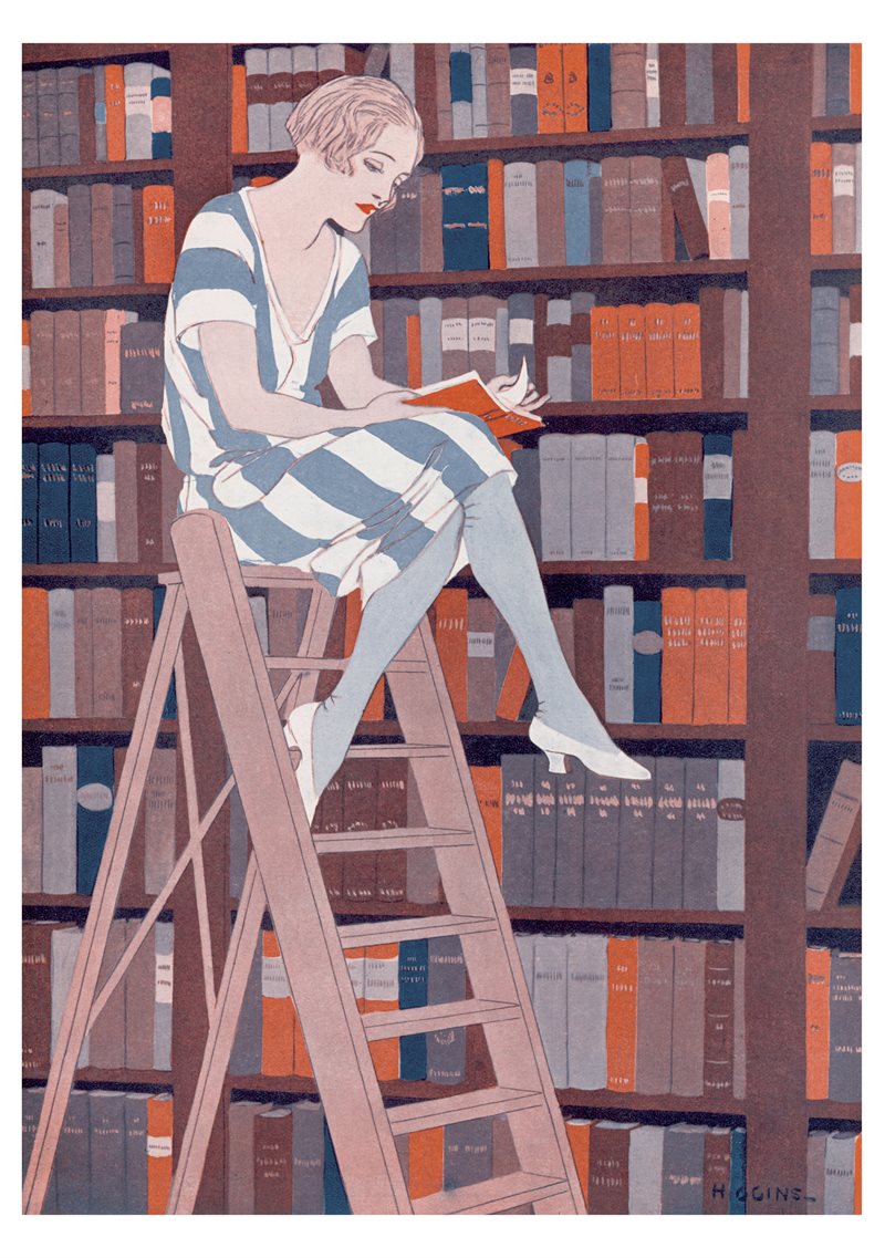 Reginald Higgins: The Blue Stocking Notecard