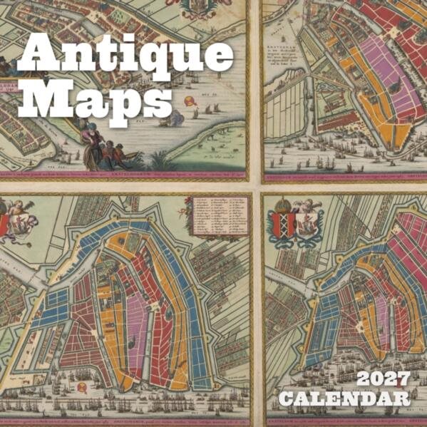 Antique Maps : 2027 Wall Calendar