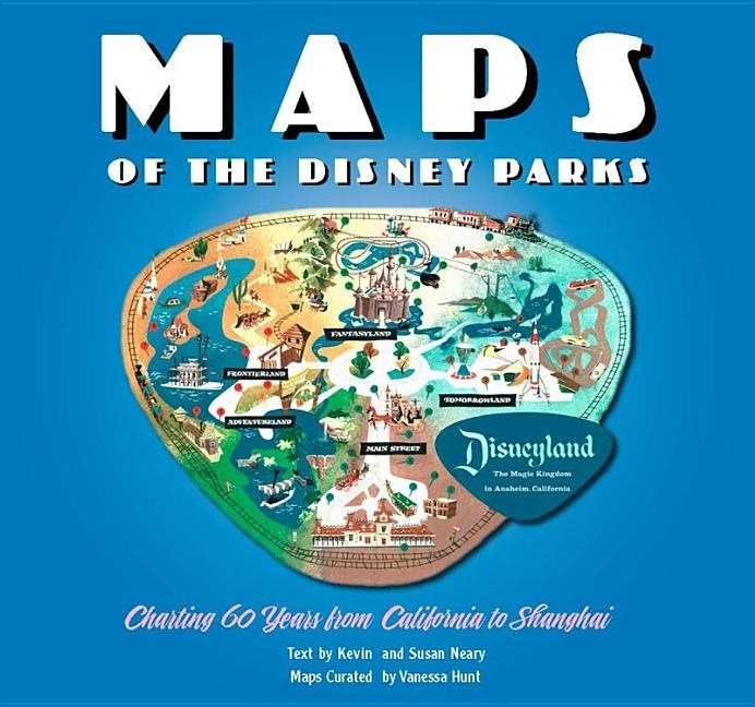 Maps of the disney parks charting 60 yea