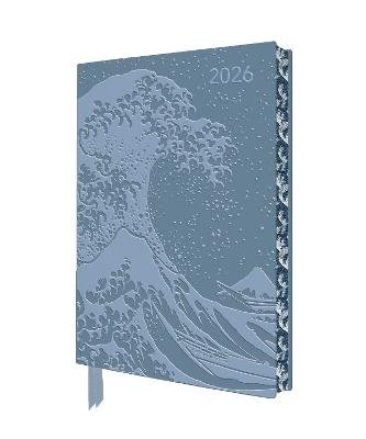 Katsushika Hokusai: The Great Wave 2026 Artisan Art Vegan Leather Diary Pla