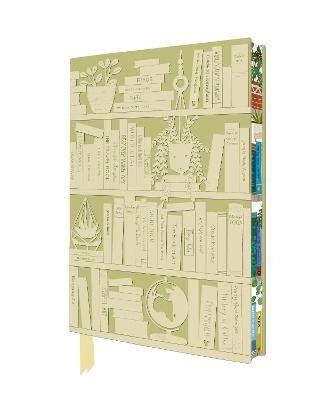 Georgia Breeze: Bookshelves Artisan Art Notebook (Flame Tree Journals)