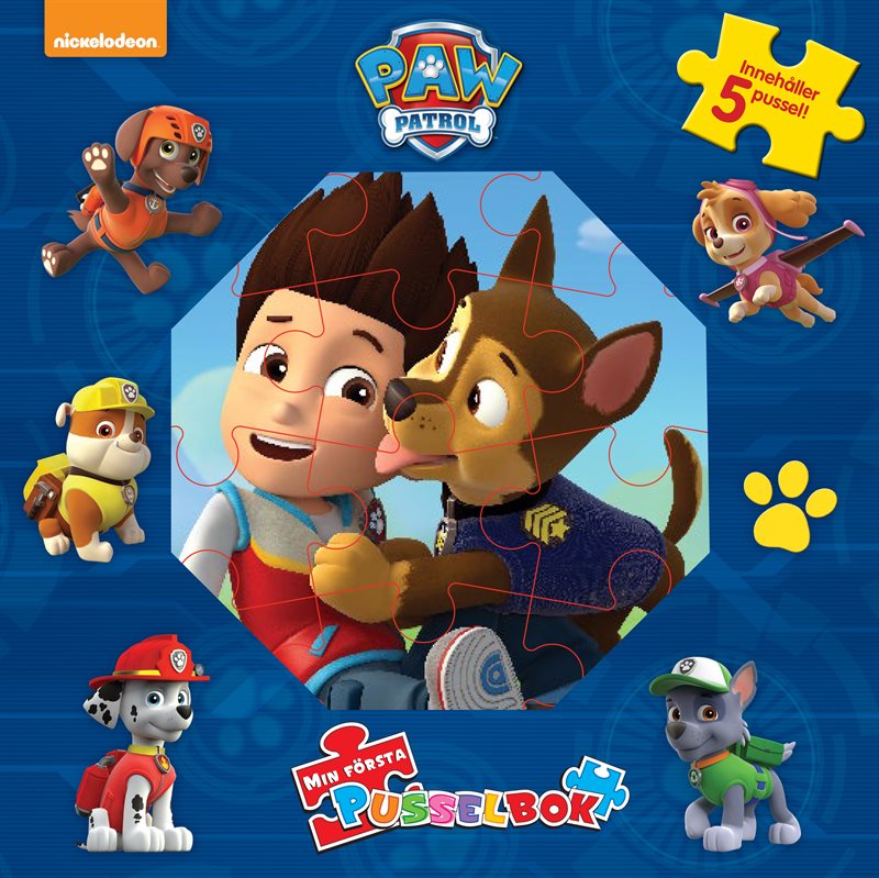 Paw Patrol - Min första pusselbok