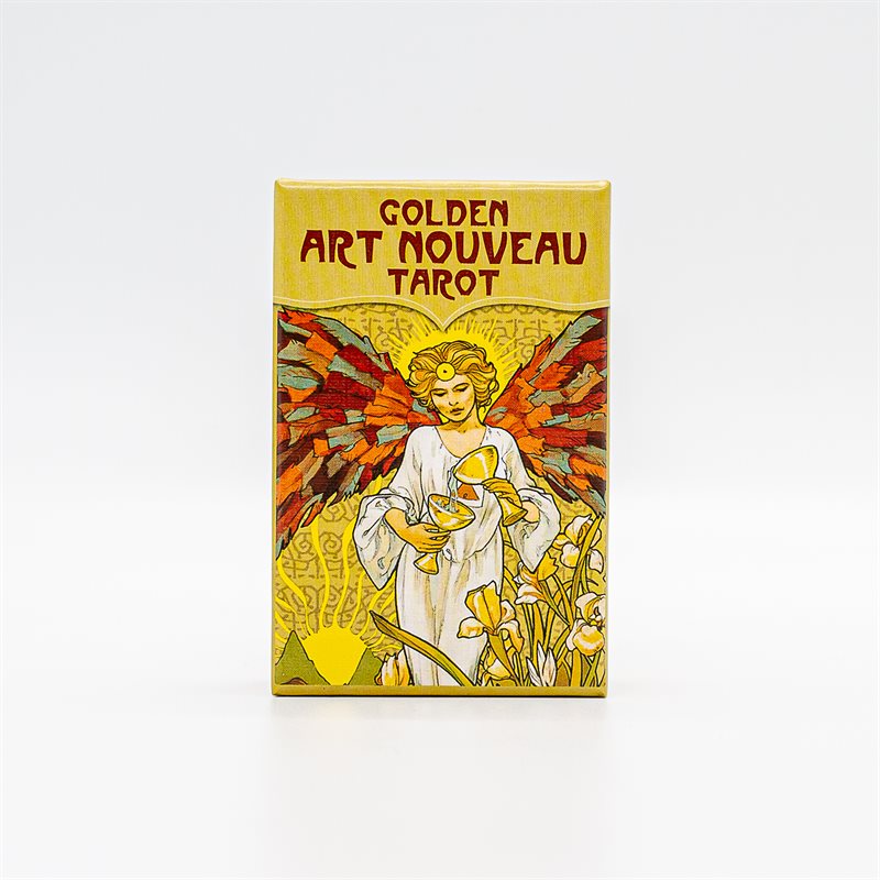 Golden Art Nouveau Tarot Mini (new edition - gold printing ink)