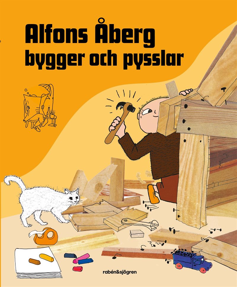 Alfons Åberg bygger och pysslar