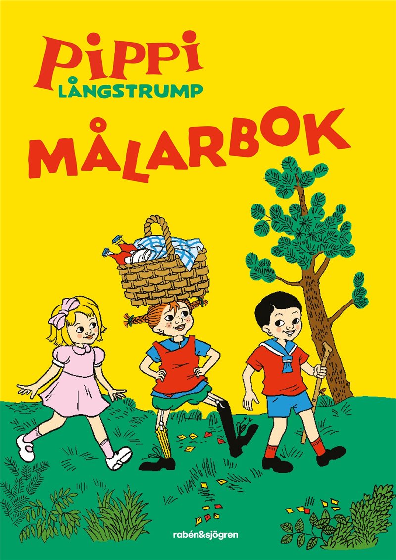 Pippi Långstrump målarbok