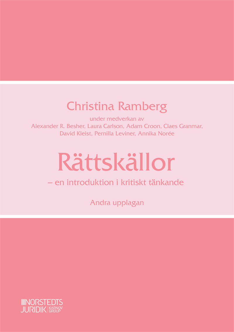 Rättskällor : en introduktion i kritiskt tänkande