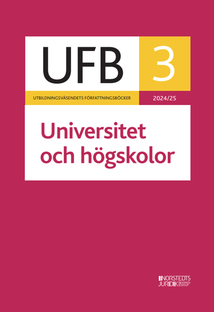 UFB 3 Universitet och högskolor 2024/25