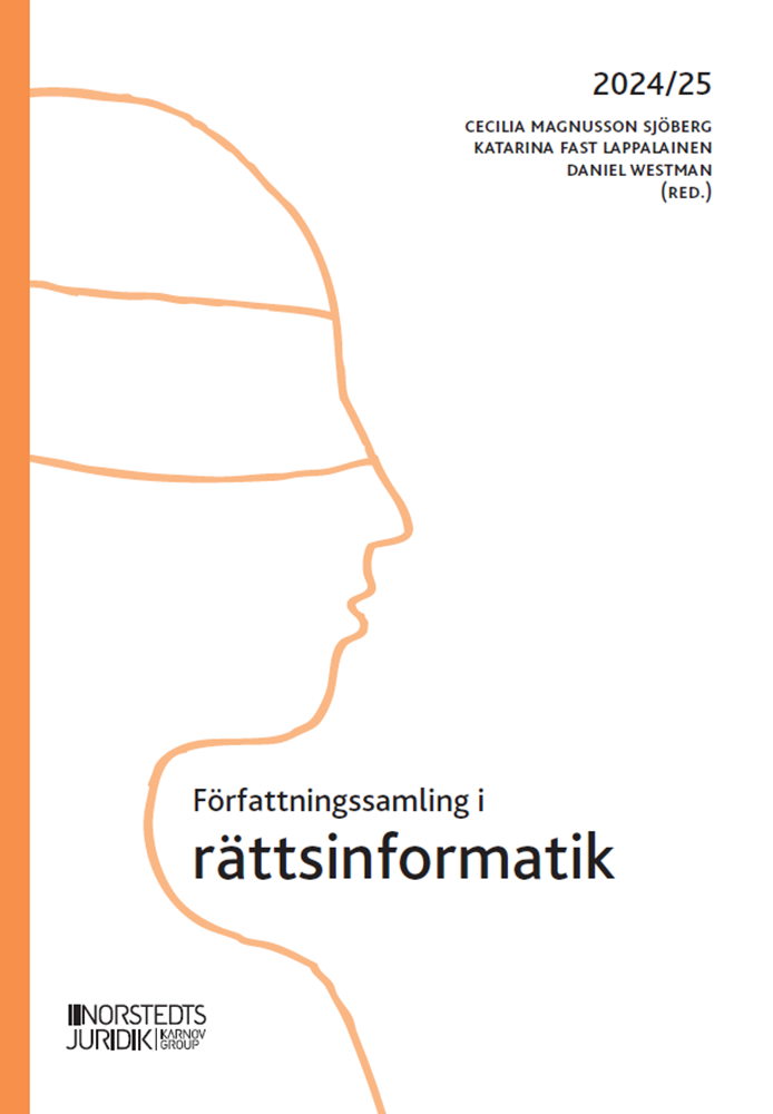 Författningssamling i rättsinformatik : 2024/25