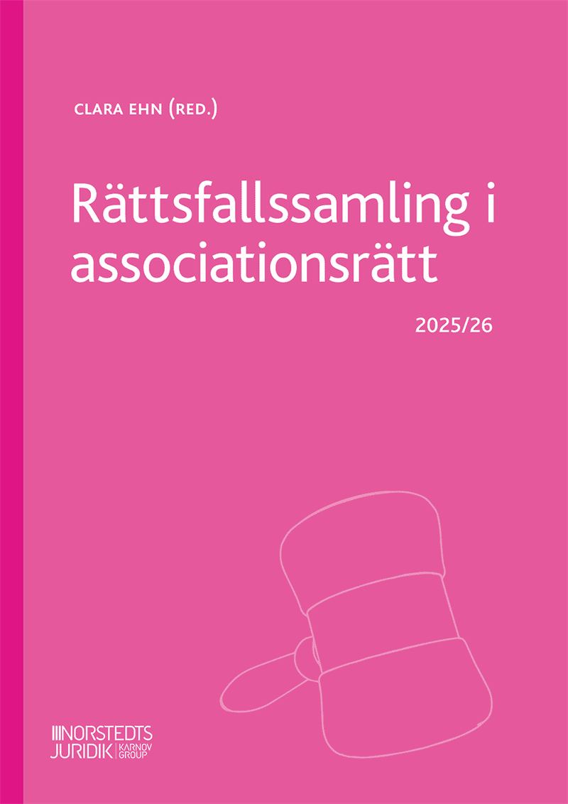 Författningssamling i associationsrätt : 2025/26