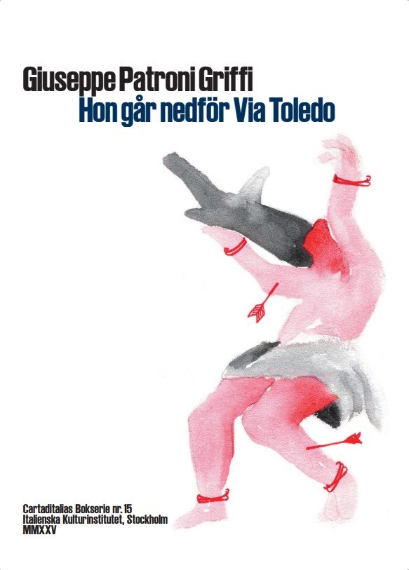 Hon går nedför Via Toledo