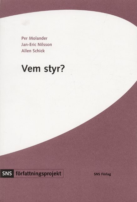 Vem styr? Relationen mellan Regeringskansliet och myndigheterna