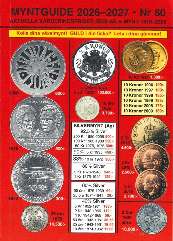 Myntguide nr 60 : 2026-2027 Jubileumsutgåva