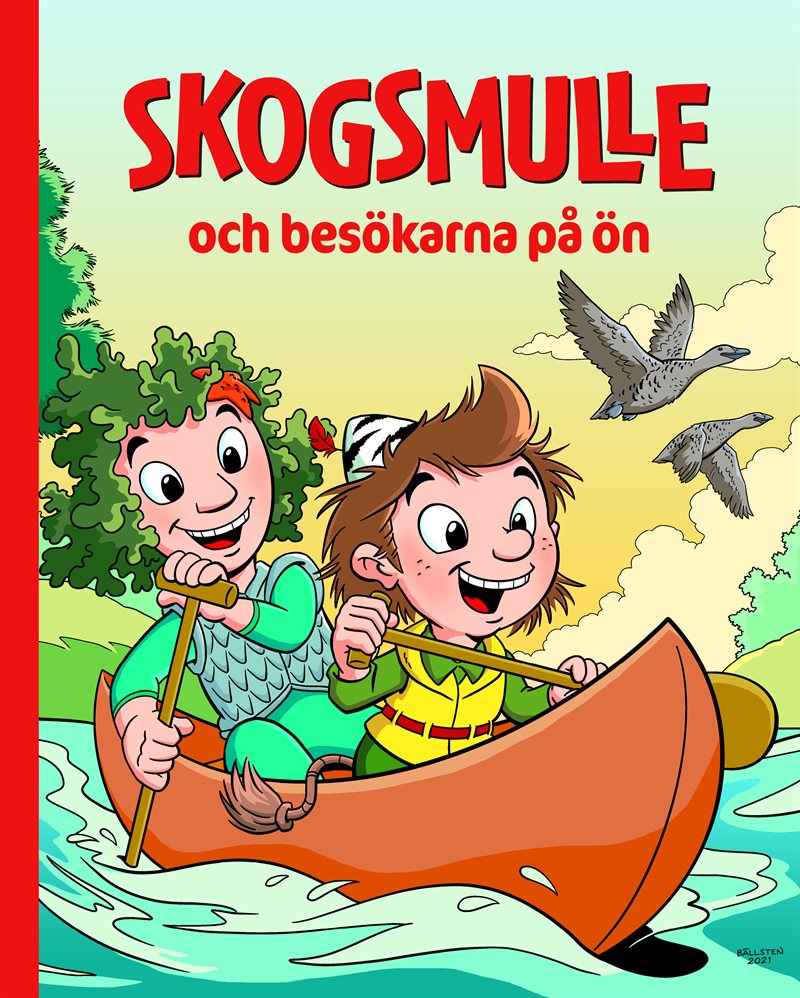 Skogsmulle och besökarna på ön