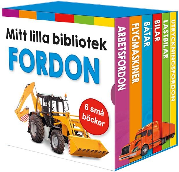 Mitt lilla bibliotek. Fordon - 6 små böcker