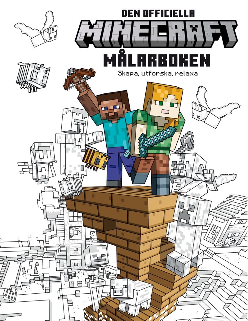 Minecraft: Den officiella målarboken - Skapa, utforska, relaxa