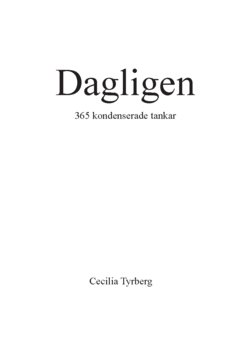 Dagligen : 365 kondenserade tankar