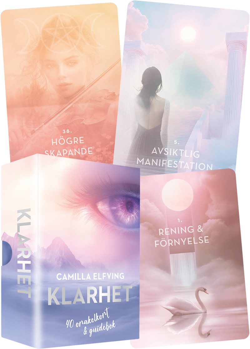 Klarhet : 40 orakelkort & guidebok