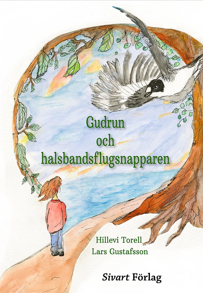 Gudrun  och  halsbandsflugsnapparen