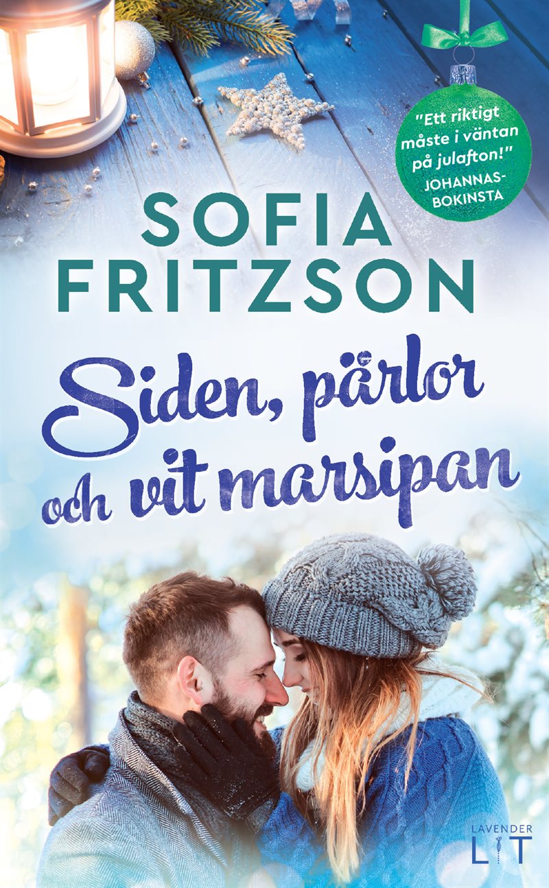 Siden, pärlor och vit marsipan