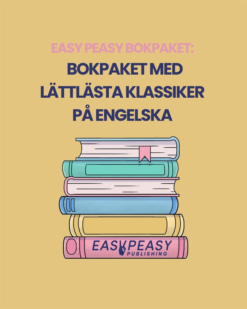 Bokpaket med lättlästa klassiker på engelska 