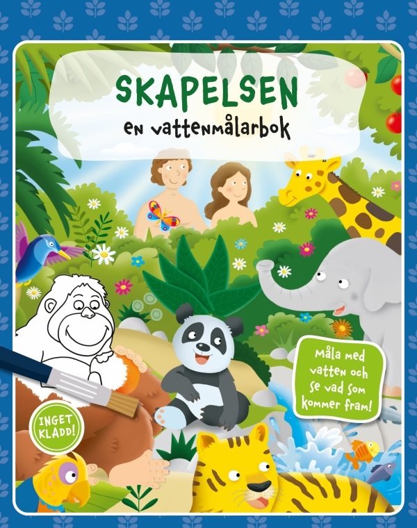 Skapelsen en vattenmålarbok