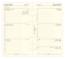 Filofax Personal 2026 Vecka Per Uppslag Svensk