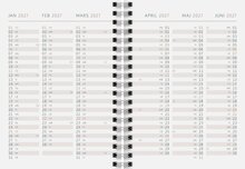 Elevkalender A6 Bloom FSC Almanacksförlaget