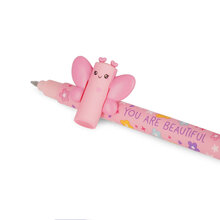 Erasable Gel Pens Butterfly, rosa bläck