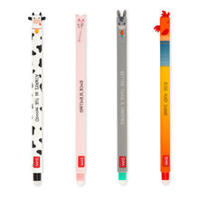 Erasable Gel Pens 4-pack, Farm Sweet Farm