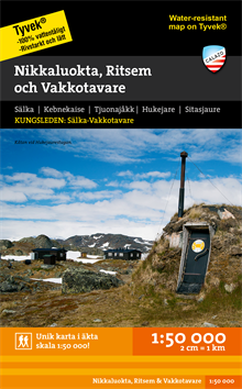 Kungsleden: Nikkaluokta, Ritsem & Vakkotavare 1:50.000